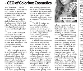We Help Women Stay Flawless – CEO of Colorbox Cosmetics