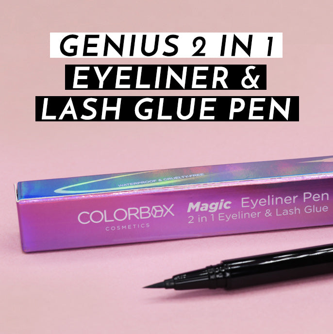 Genius 2 in 1 Eyeliner & Lash Glue Pen Colorbox Cosmetics
