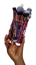Load image into Gallery viewer, Rose Gold Brush Holder
