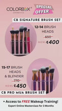 Load and play video in Gallery viewer, CB Pro MUA Brush Set (Ideal for Makeup Practice)
