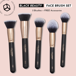 Black Beauty Face Brush Set
