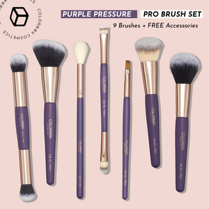 Purple Pressure Pro Brush Set